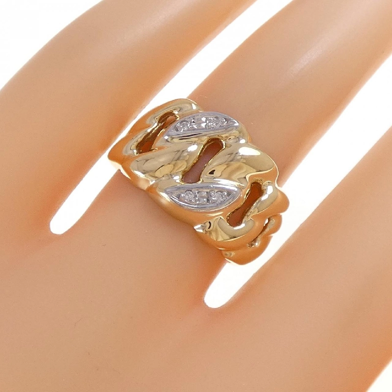 Nhẫn kim cương K18YG/PT900 668254