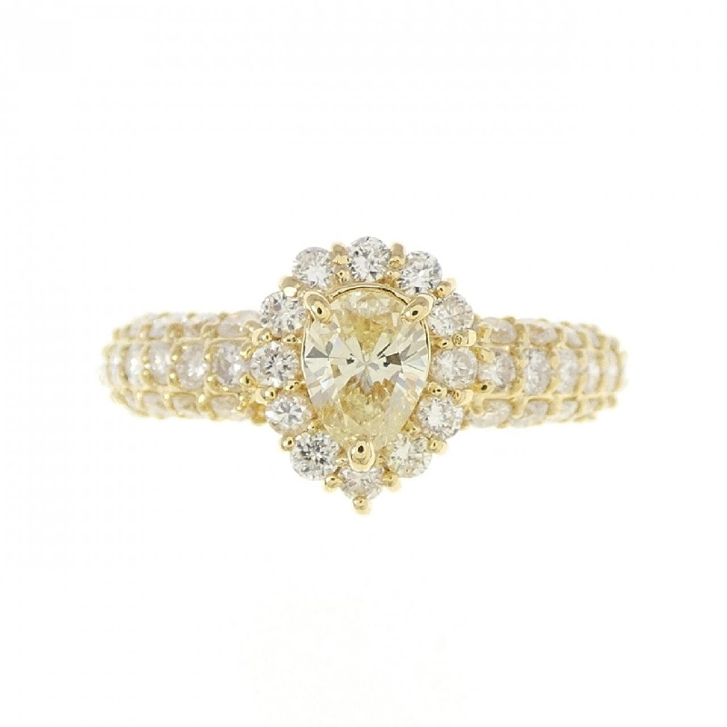 Nhẫn kim cương K18YG 0.31CT 673336