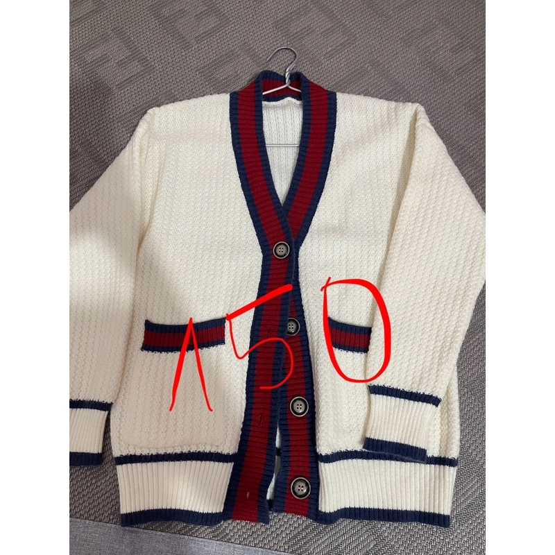 Áo cardigan len trắng  270867