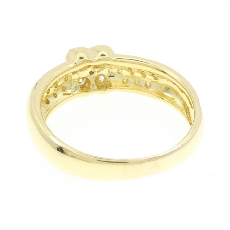 Nhẫn kim cương hoa K18YG 0.50CT 670980