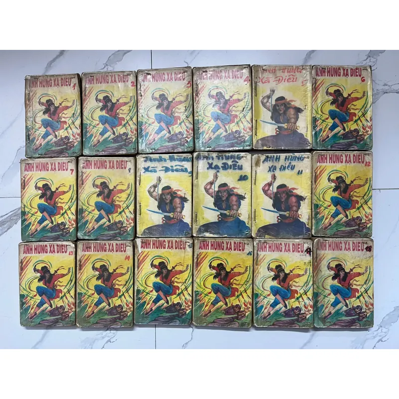 Anh Hùng Xạ Điêu (trọn bộ 18 tập)– Kim Dung - nhà xuất bản Quảng Ngãi 1991 958200