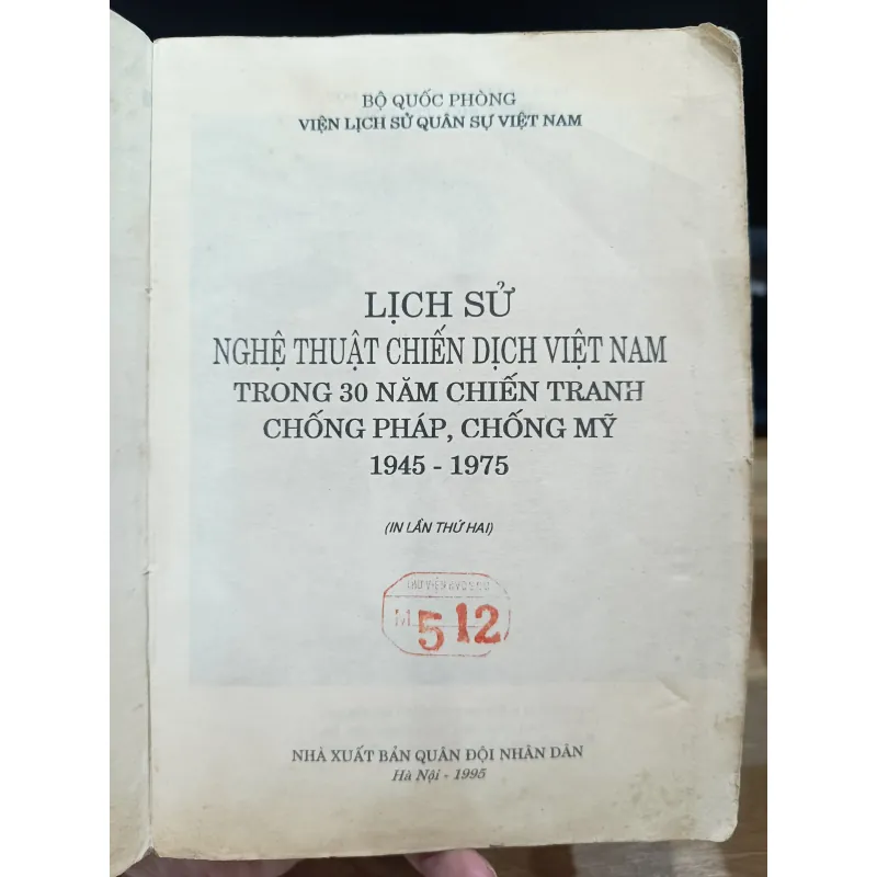 Lịch sử nghệ thuật chiến dịch Việt Nam 1945-1975 968570
