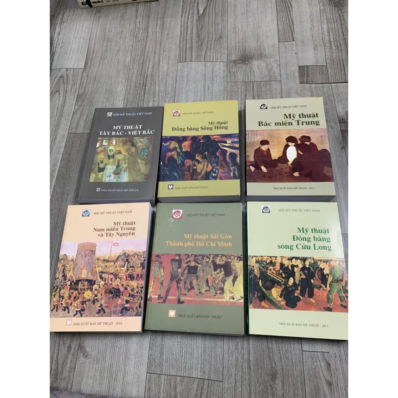 Mỹ thuật vùng miền việt nam. Combo 6 cuốn. 12a1 759912