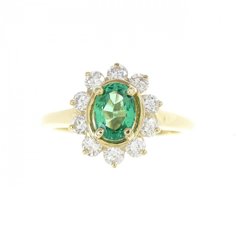 Nhẫn Emerald 750YG 0.42CT 667687