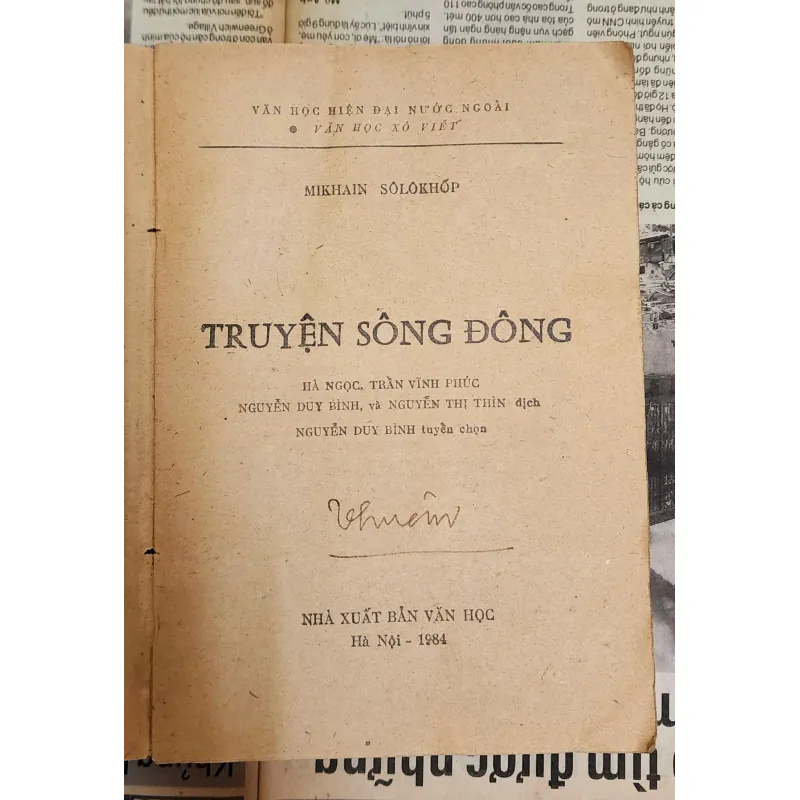 TRUYỆN SÔNG ĐÔNG - Mikhail A.  Sholokhov (Giải Nobel Văn Chương  758127