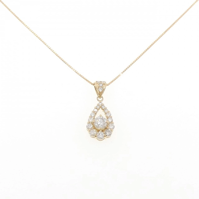 K18YG Dây chuyền kim cương 1.01CT - Hàng hiệu Authentic 857600