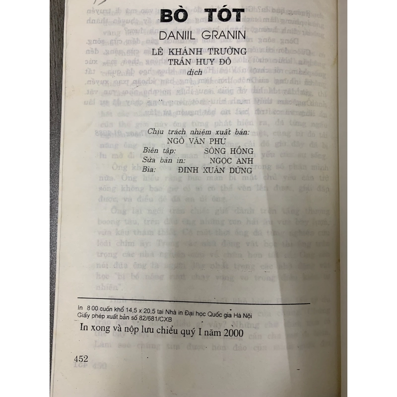 Bò tót - Danil Granin. 1b4 518955