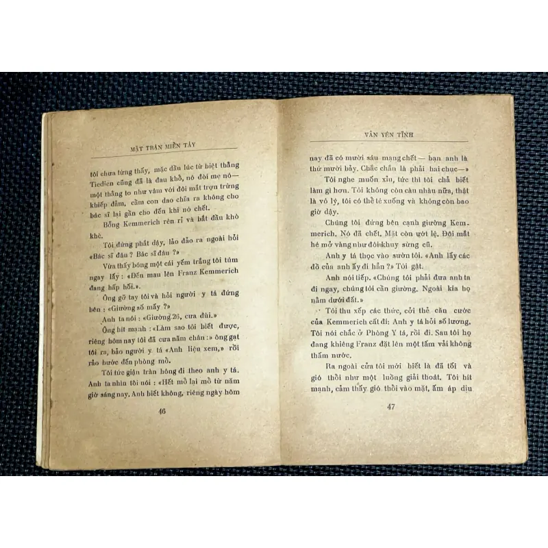 MẶT TRẬN MIỀN TÂY VẫN YÊN TĨNH -  E. MARIA REMARQUE 996972