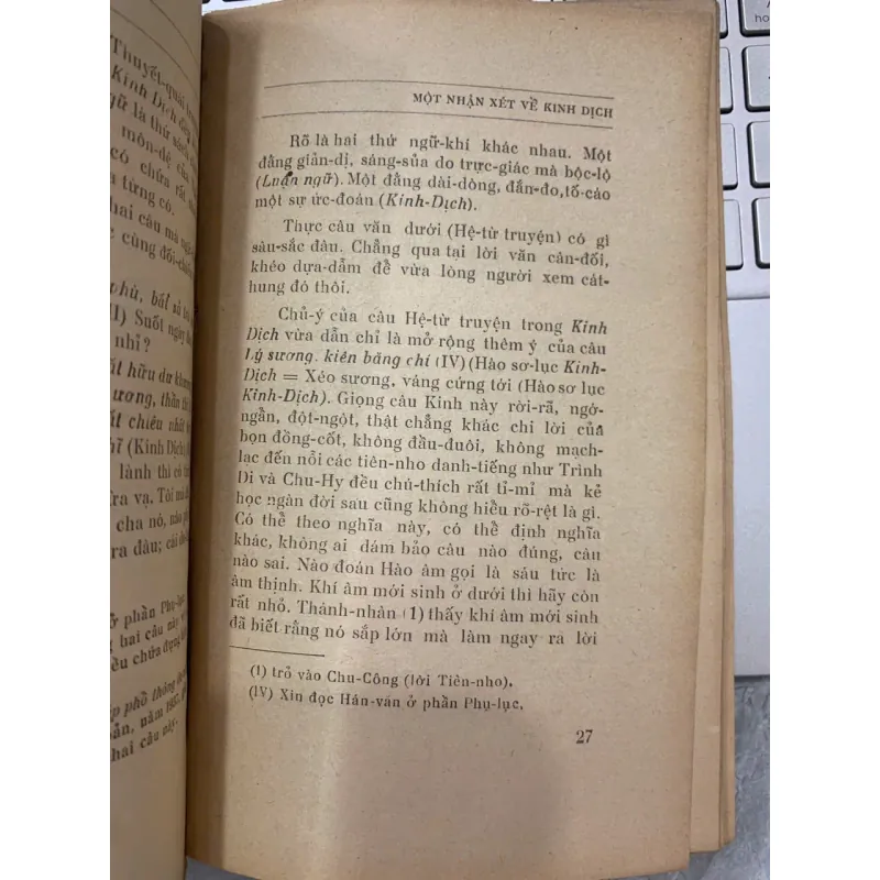 MỘT NHẬN XÉT VỀ KINH DỊCH - NGUYỄN UYỂN DIỄM 728497