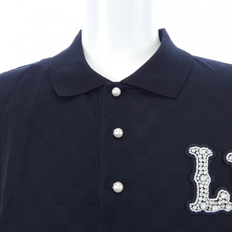 Áo polo cotton pique Louis Vuitton với logo thêu LV HQY61WJUV - Hàng hiệu Authentic 890562