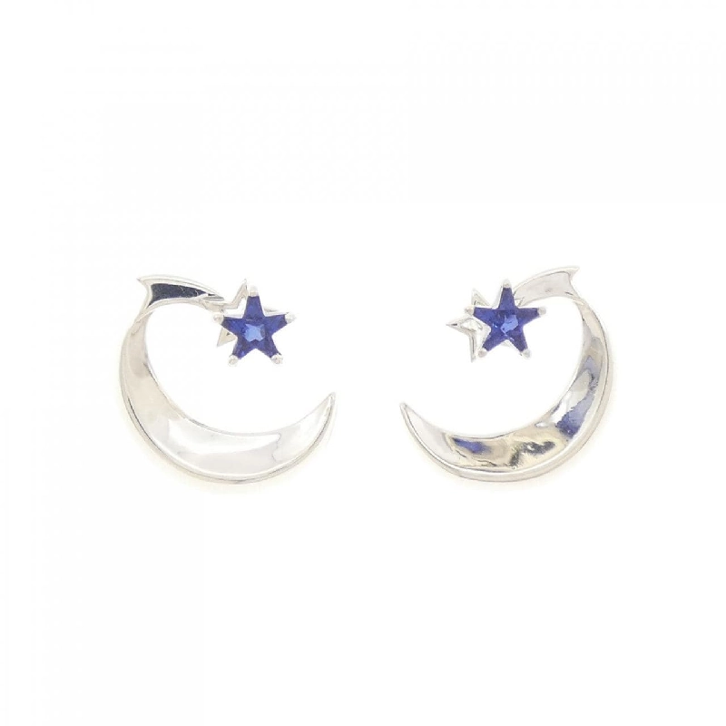 Trang sức Star Jewelry - Bông tai Sapphire tổng hợp - Hàng hiệu Authentic 847005