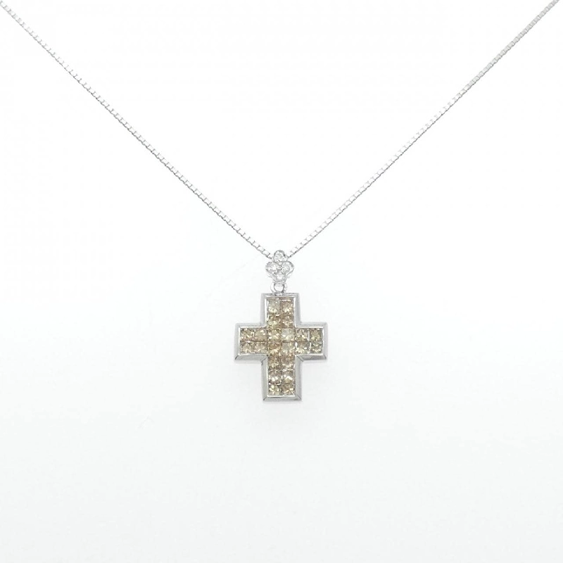 K18WG Dây chuyền kim cương - Hàng hiệu Authentic 860216