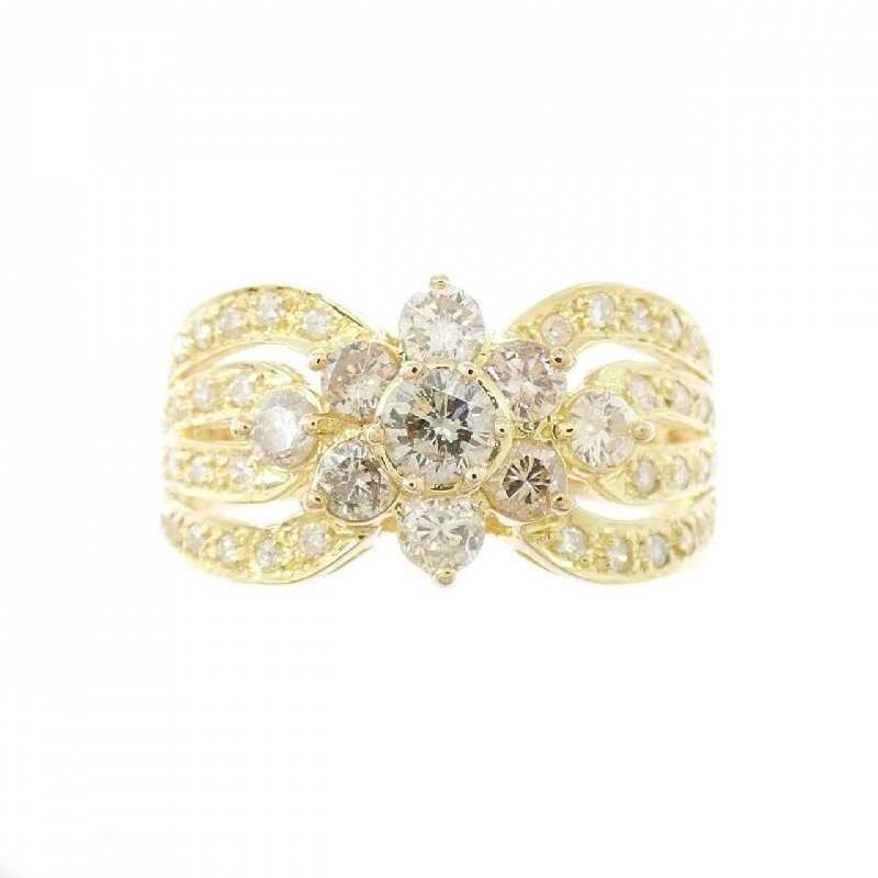 Nhẫn kim cương K18YG 1.00CT 665747