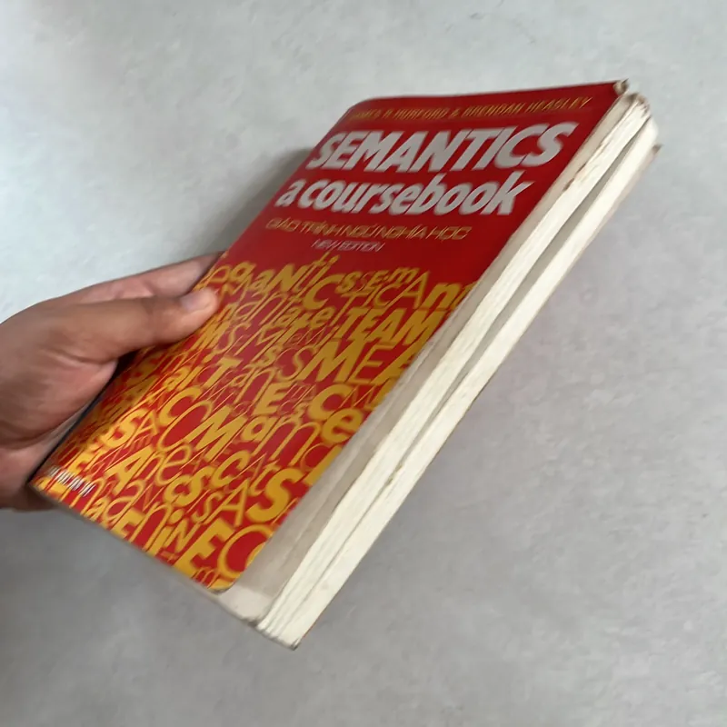 Semantics a coursebook - Giáo trình ngữ nghĩa học 557819