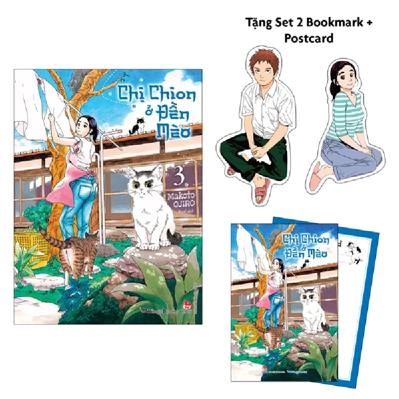 Chị Chion Ở Đền Mèo - Tập 3 - Makoto Ojiro (Mới 100%) Truyện tranh, NXB Kim Đồng - SÁCH ĐẠI HỌC 487209