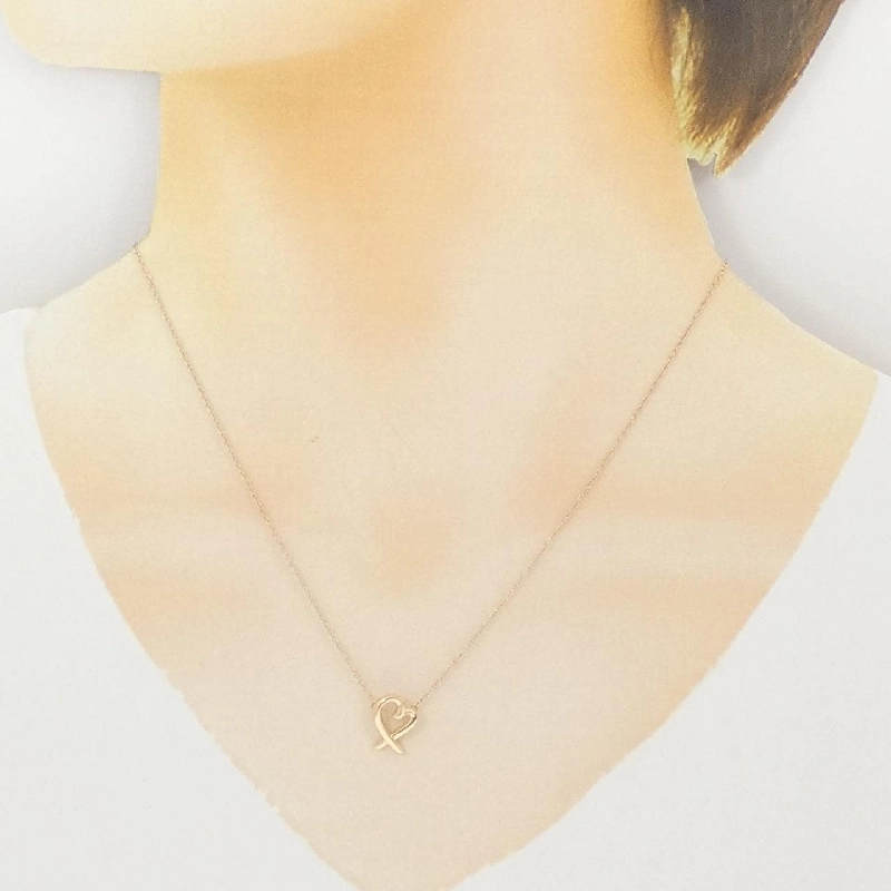 Dây chuyền mini Loving Heart Tiffany - Hàng hiệu Authentic 843572