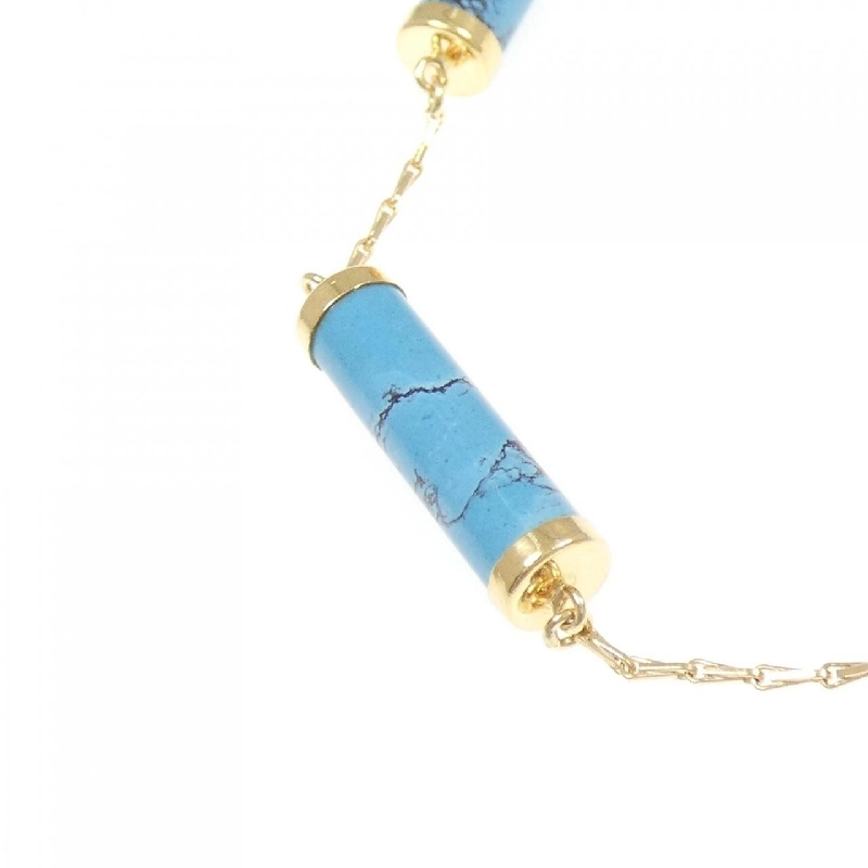 K18YG Đá giả Dây chuyền - Hàng hiệu Chính hãng 848104