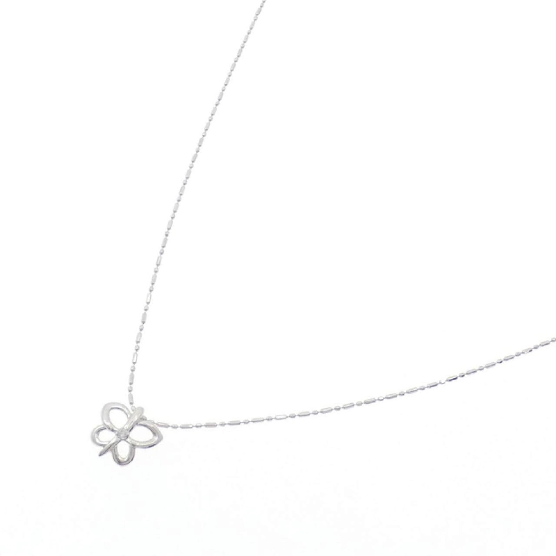 K18WG Bướm Kim Cương Dây Chuyền 0.01CT - Hàng hiệu Chính hãng 856617