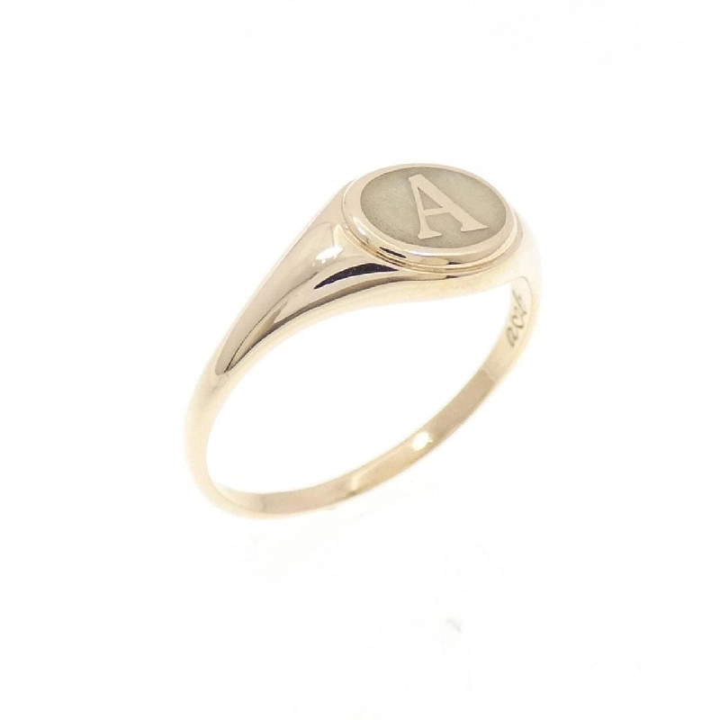 Nhẫn ngón út khắc chữ cái Aker - Hàng hiệu Authentic 835367