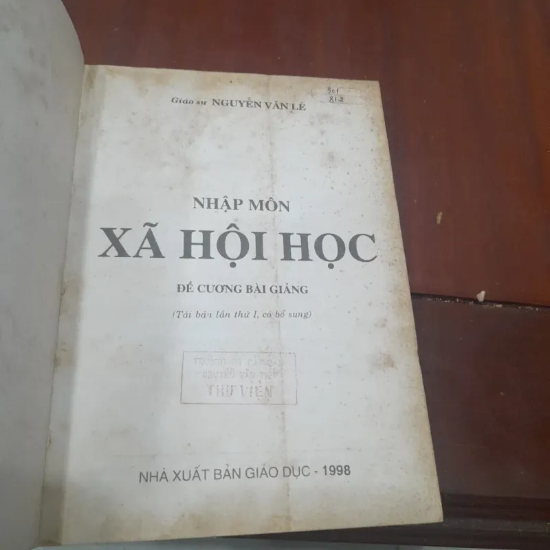 Nhập môn XÃ HỘI HỌC 928779