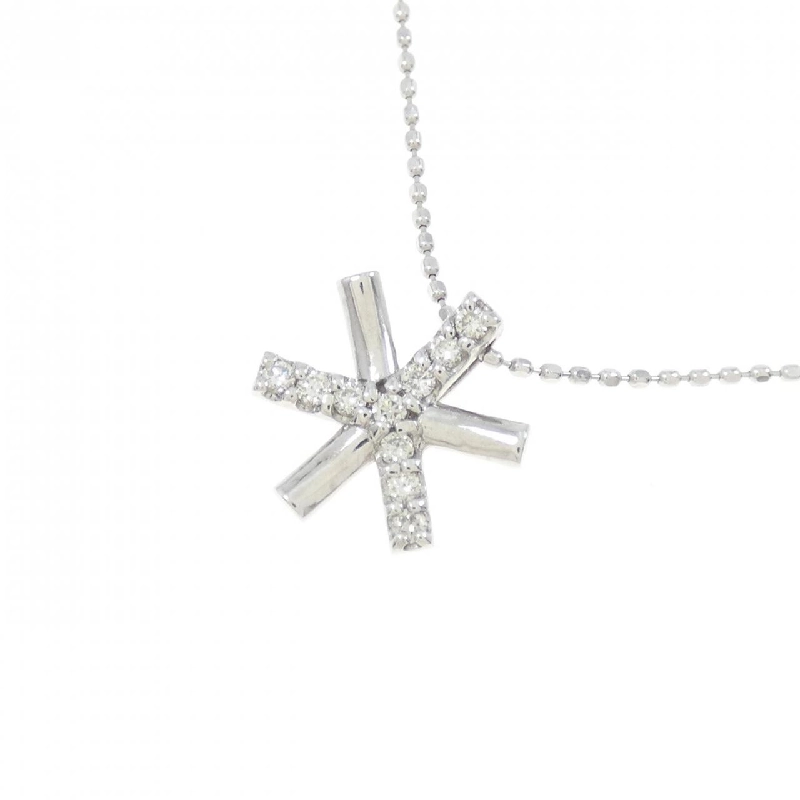 K18WG Dây chuyền kim cương 0.10CT - Hàng hiệu Chính hãng 864283