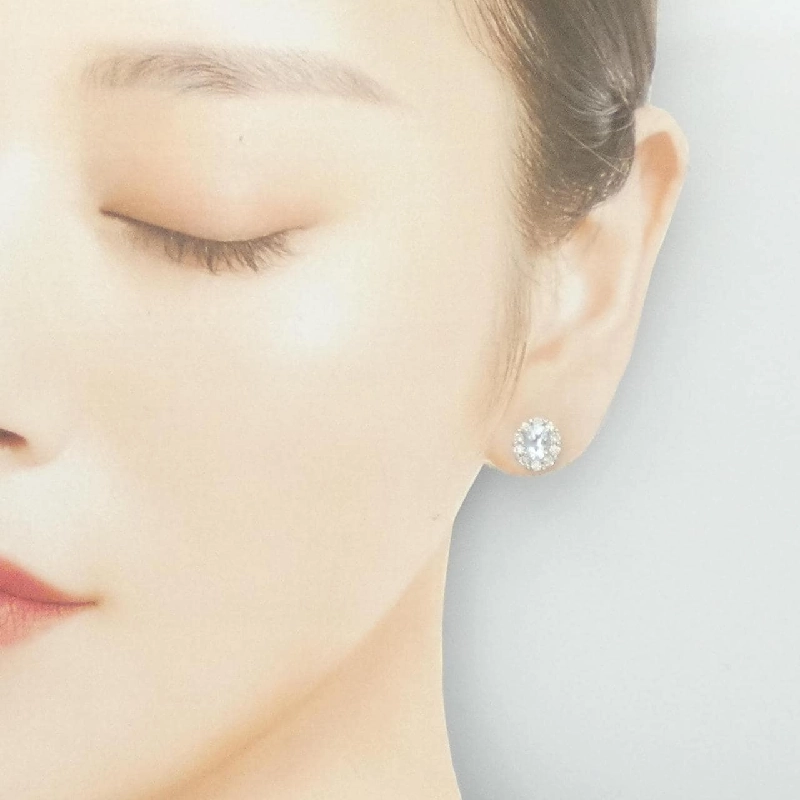 PT900 Aquamarine Bông tai 0.83CT - Hàng hiệu Chính hãng 868765