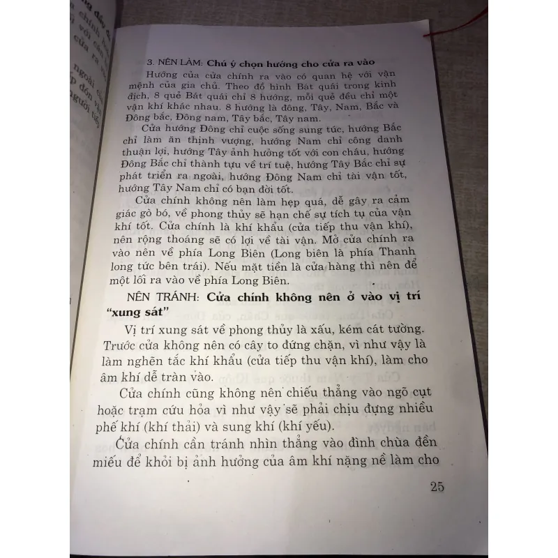 Những kiêng kỵ trong phong thuỷ 993717