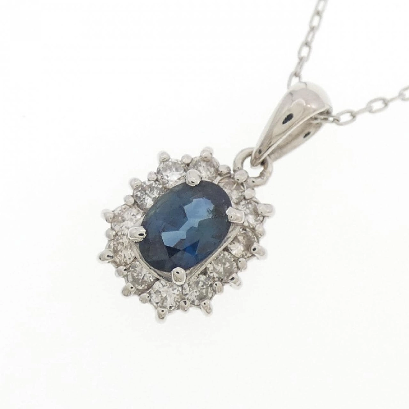 Dây chuyền Sapphire PT900/PT850 0.85CT - Hàng hiệu Chính hãng 856897