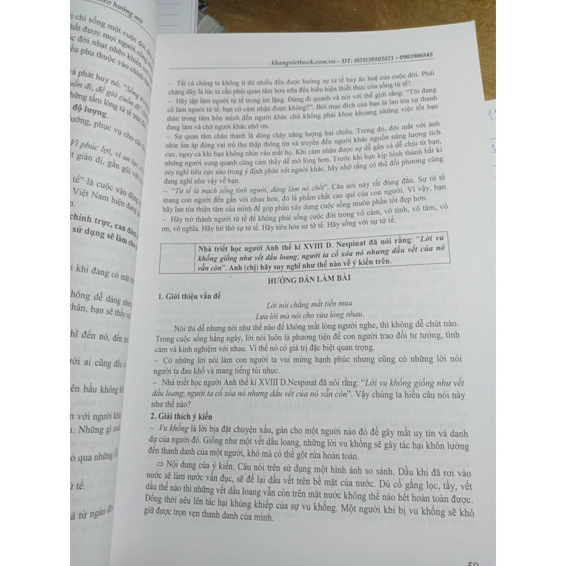 Bồi dưỡng học sinh giỏi qua các kỳ thi chuyên đề nghị luận xã hội theo hướng mở 356314