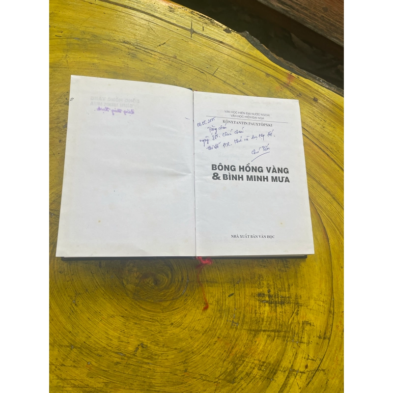 BÔNG HỒNG VÀNG VÀ BÌNH MINH MƯA- K. PAUTOPSKY 539545