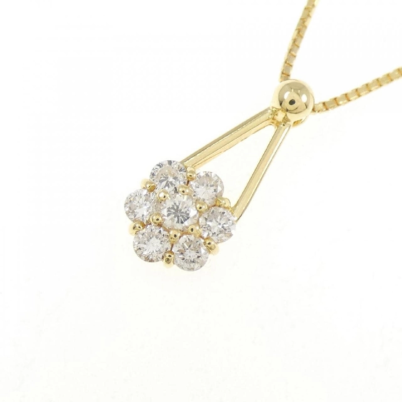 Dây chuyền kim cương K18YG 0.30CT - Hàng hiệu chính hãng 858659