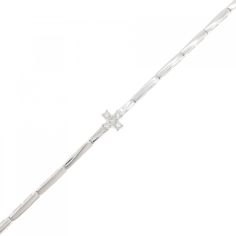 K18WG Vòng tay kim cương 0.10CT - Hàng hiệu Chính hãng 874289