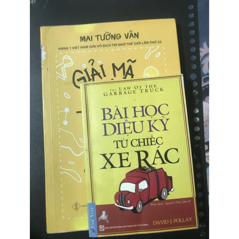 Compo 2 cuốn sách Giải mã siêu trí nhớ & Bài học diệu kỳ từ chiếc xe rác 719716