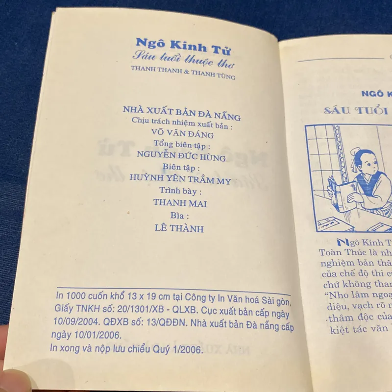 NGÔ KÍNH TỬ, SÁU TUỔI THUỘC THƠ (XB 2006) 593577