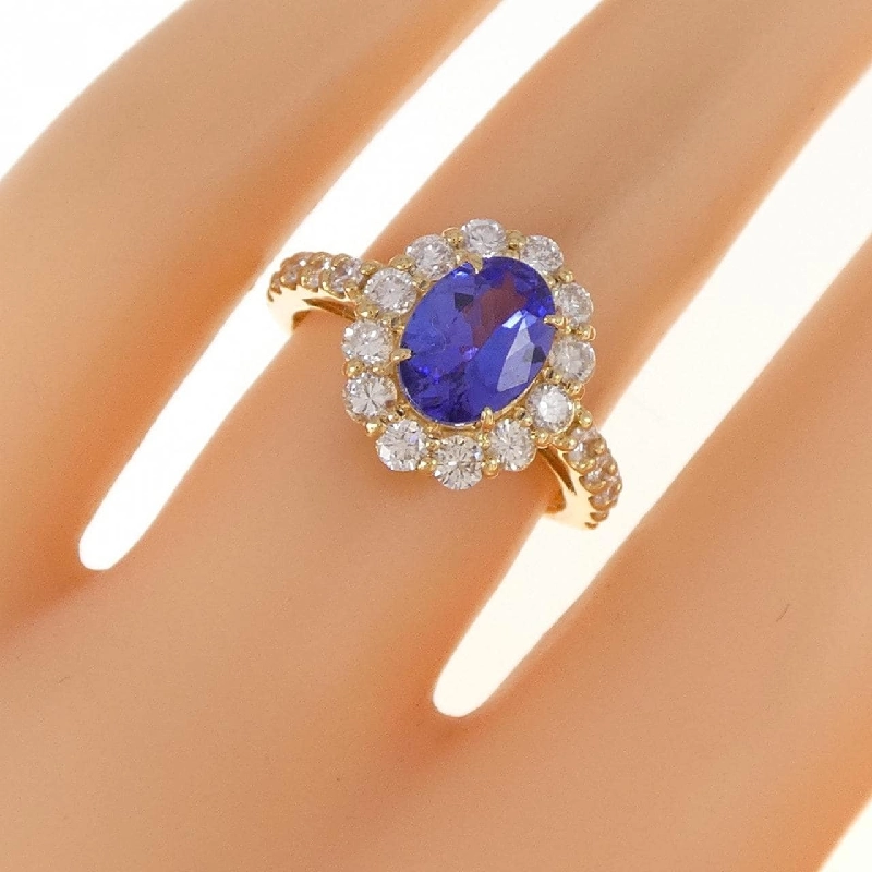 Nhẫn Tanzanite K18YG 1.20CT 673662