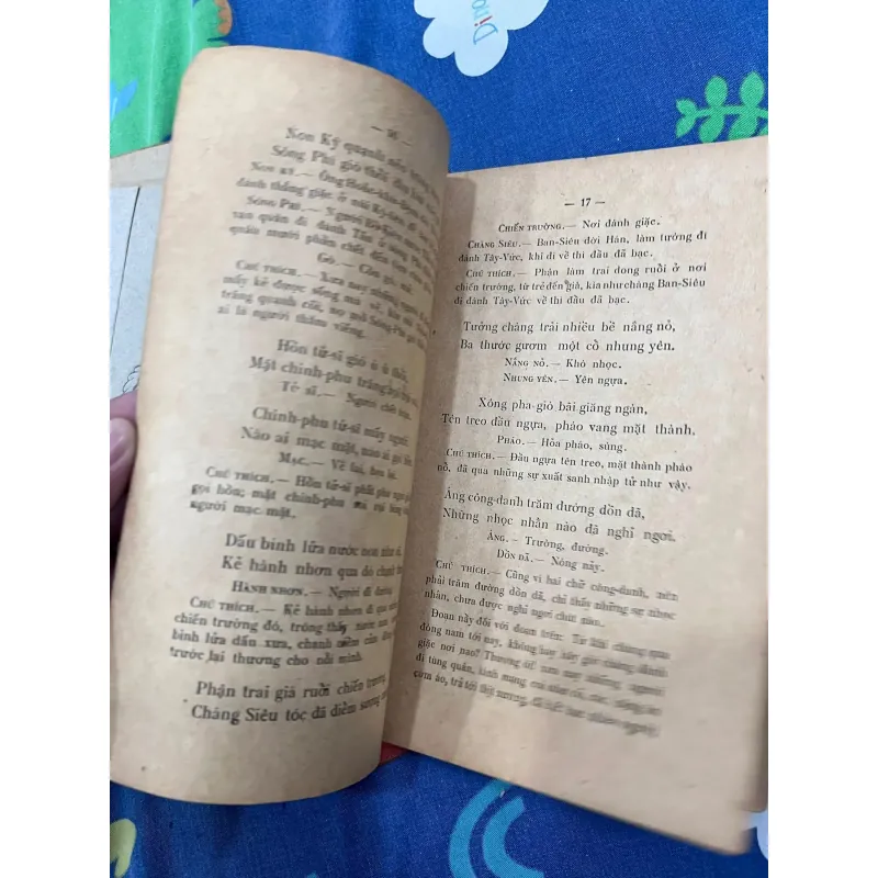 CHINH PHỤ NGÂM - CAO ĐÌNH NAM CHÚ THÍCH NĂM 1929 1013205