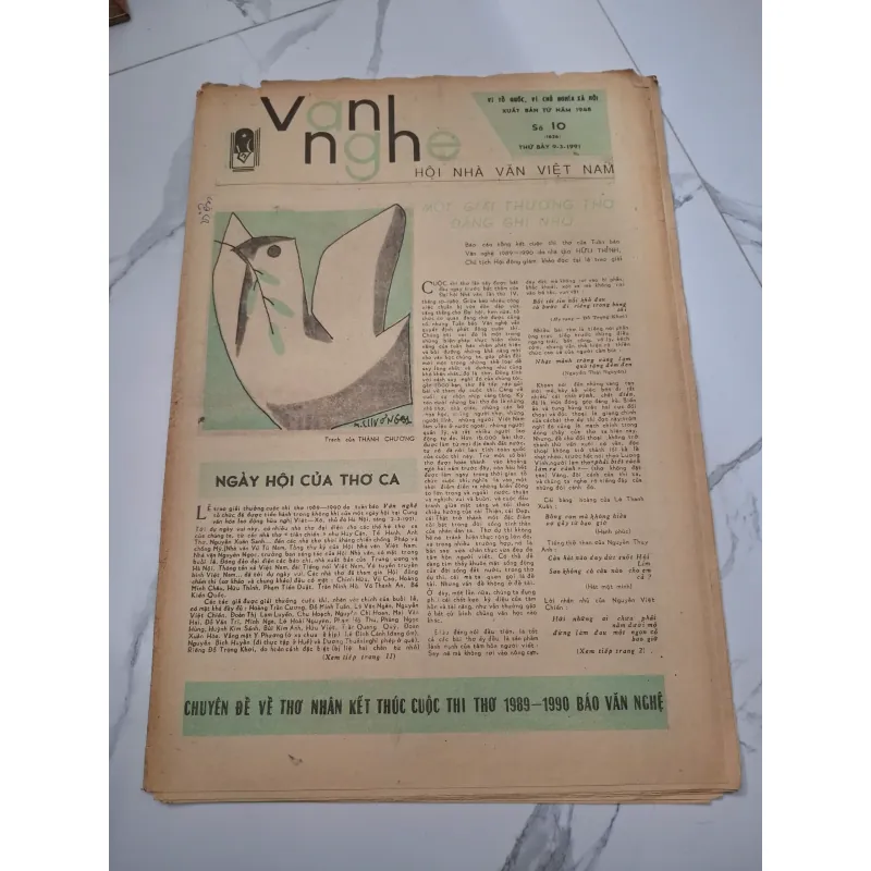 Báo Văn nghệ Số 10 (1626) - Hữu Thỉnh, Thành Chương - Báo văn học nghệ thuật 960289