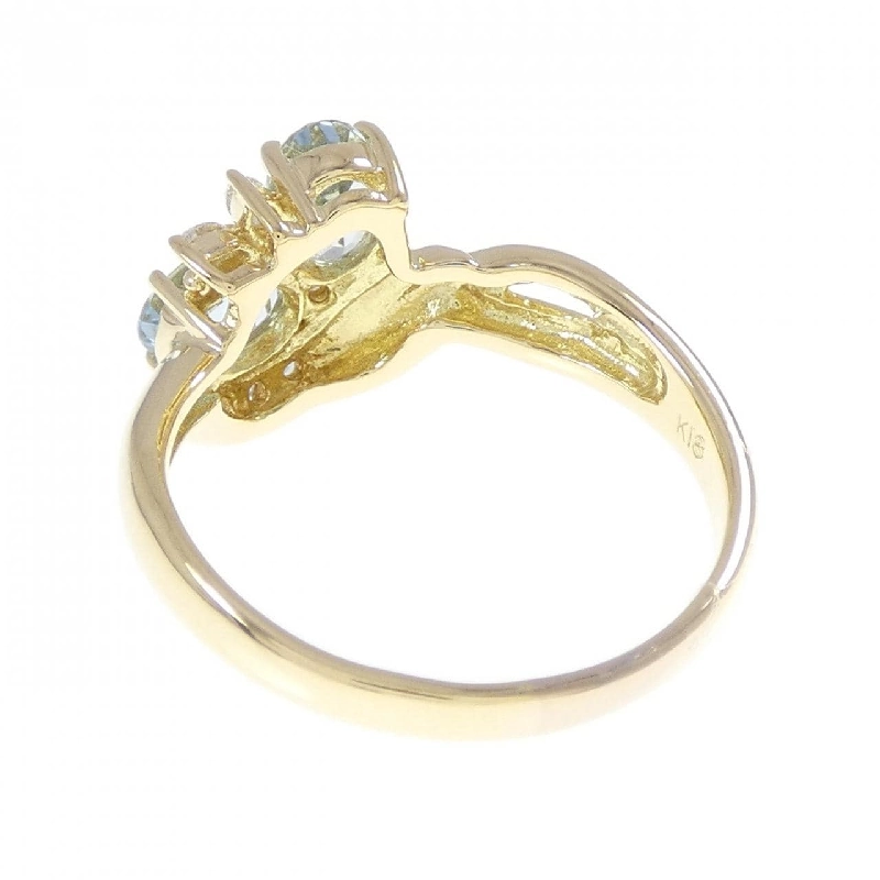 Nhẫn Aquamarine K18YG 0.95CT - Hàng hiệu Chính hãng 850049