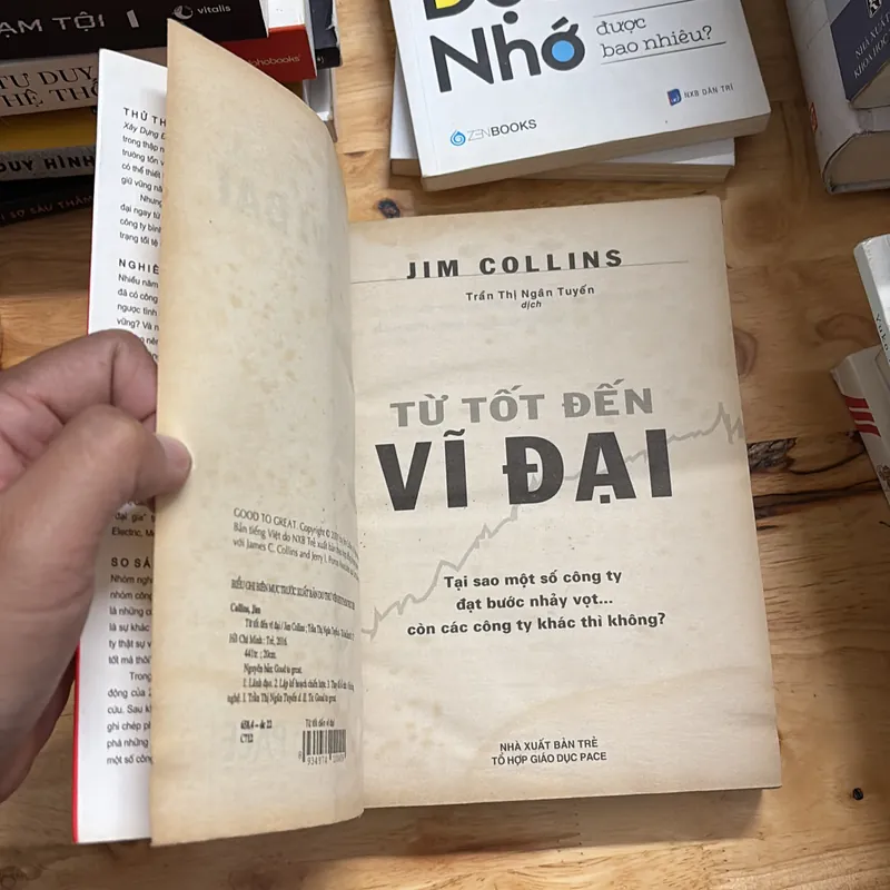 II Sách Kỹ Năng: Từ Tốt Đến Vĩ Đại - JIM COLLINS - 2016 698153