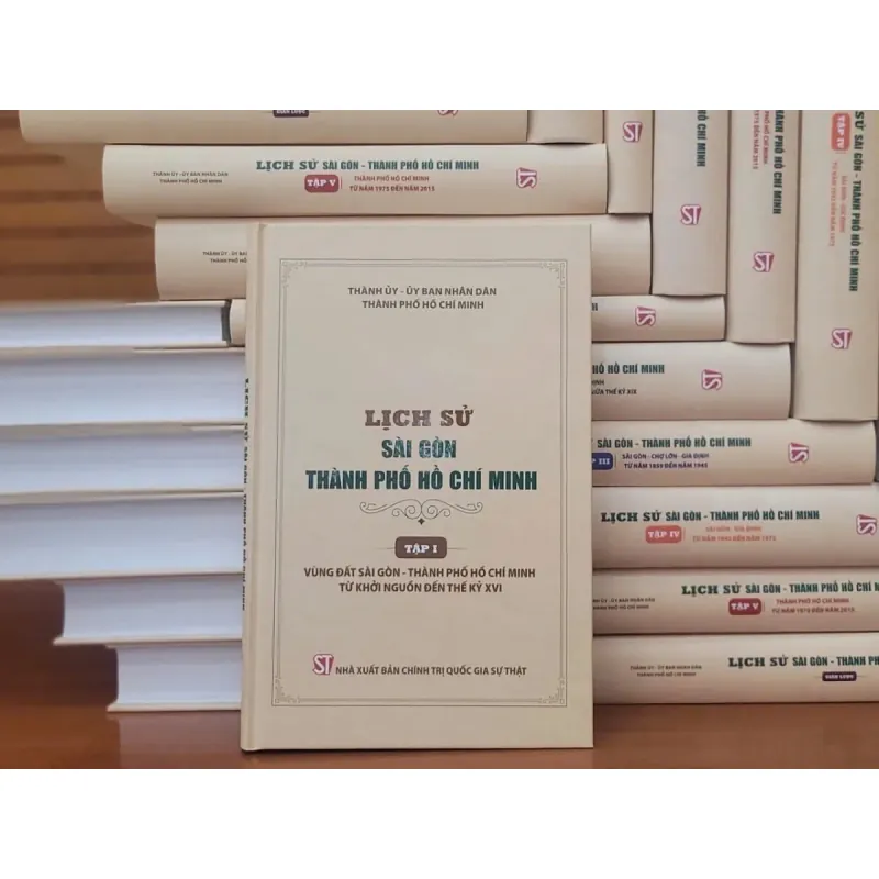 Lich sử Sài Gòn - Tp. Hồ Chí Minh (bộ 6c bìa cứng có hộp) 960023
