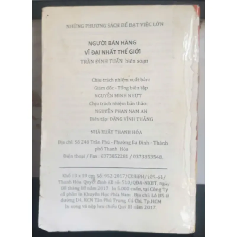 Người Bán Hàng Vĩ Đại Nhất Thế Giới 736322