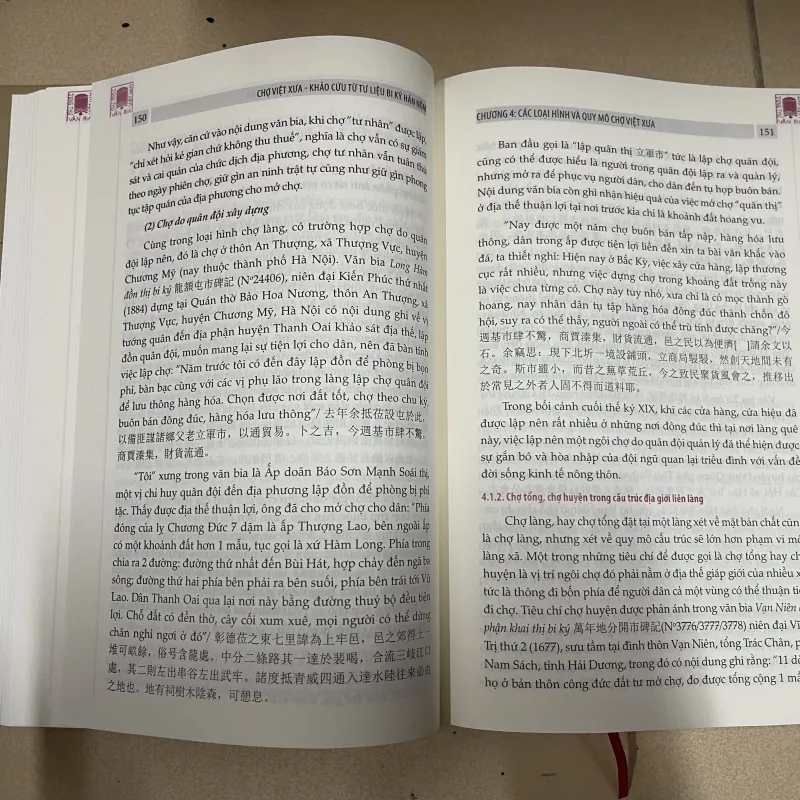 Chợ Việt Xưa - Khảo cứu từ tư liệu bi ký Hán Nôm  971456