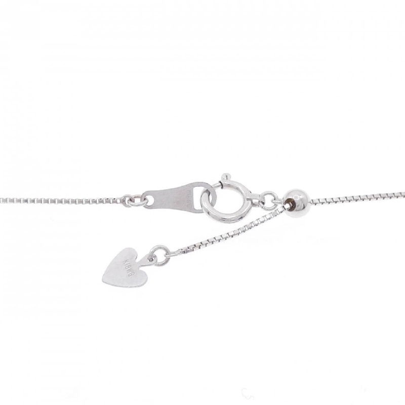 K18WG Dây chuyền kim cương hình trái tim Pavé 0.40CT - Hàng hiệu Chính hãng 863444