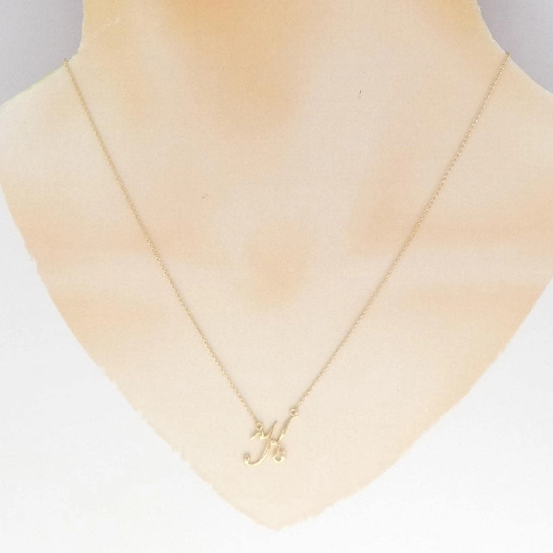 Dây chuyền chữ cái K18YG - Hàng hiệu Authentic 859011