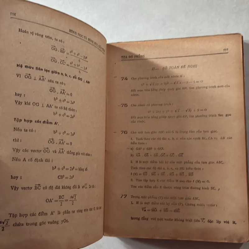 Hình học & Hình học Giải tích Lớp 12B - 1971s 747856