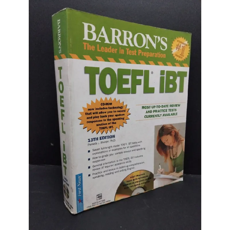 [Sách Cũ SCGR] Toefl iBT 13TH edition (kèm CD) mới 80% ố bẩn 2014 HCM1710 HỌC NGOẠI NGỮ 677105