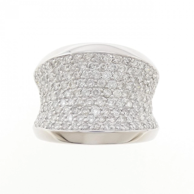 Nhẫn kim cương Pavé K18WG 1.90CT 672790