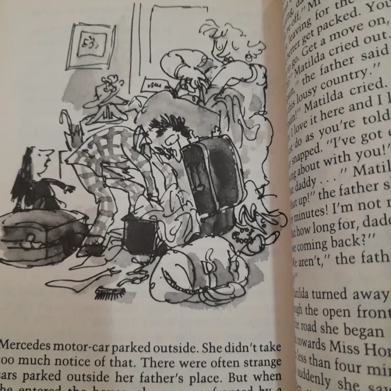 Ngoại văn Anh_ Roald Dald. MATILDA Illust. by Quentin. Puffin book.  786578