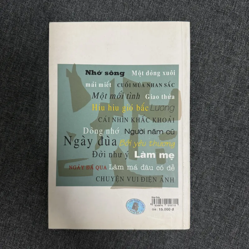 Giao thừa - Nguyễn Ngọc Tư 996758