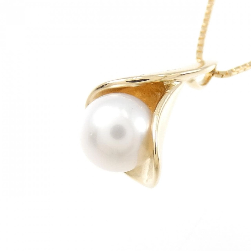 K18YG Vòng cổ ngọc trai Akoya 6.9mm - Hàng hiệu Chính hãng 861159